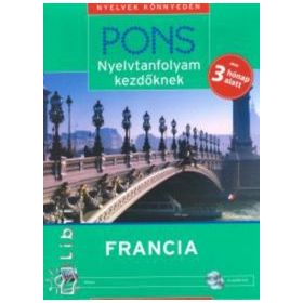 PONS - Nyelvtanfolyam kezdőknek - Francia (könyv + 4 CD)