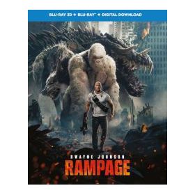 Rampage: Tombolás (3D Blu-ray + BD) (Limitált, fémdobozos változat) *Steelbook*