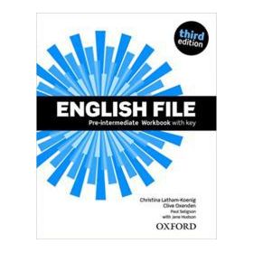 English file Pre-intermediate workbook with key - Third edition