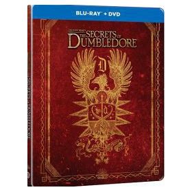 Legendás állatok és megfigyelésük - Dumbledore titkai (Blu-ray + DVD) - limitált, fémdobozos változat (Crest steelbook)