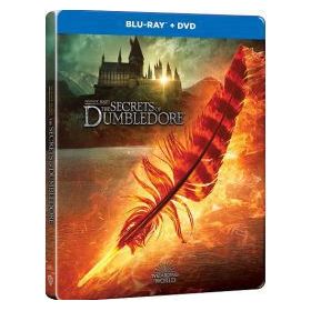 Legendás állatok és megfigyelésük - Dumbledore titkai (Blu-ray + DVD) - limitált, fémdobozos változat (Phoenix Feather steelbook)