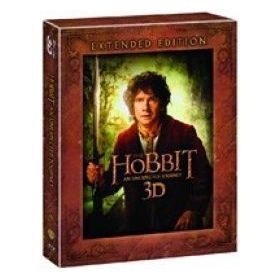 A hobbit: Váratlan utazás - limitált, lentikuláris borítós, ablakos slipcase-es verzió (2 BD3D + 3 Blu-ray)