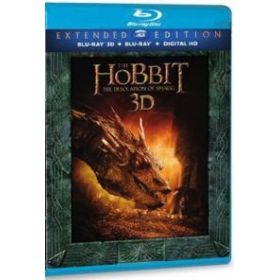 A hobbit: Smaug pusztasága - bővített, extra változat (2 BD3D + 3 Blu-ray)
