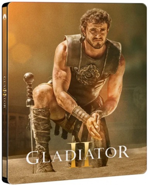 Gladiátor II. (4K UHD BD + Blu-ray +Bónusz BD) *Steelbook* *Gold*  *Angol hanggal és angol felirattal*