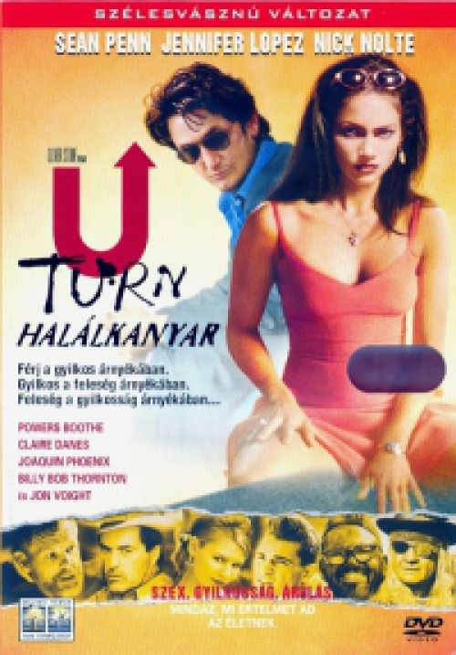 U-Turn - Halálkanyar (DVD) *Oliver Stone - Sean Penn - Jennifer Lopez*  *Antikvár - Kiváló állapotú*