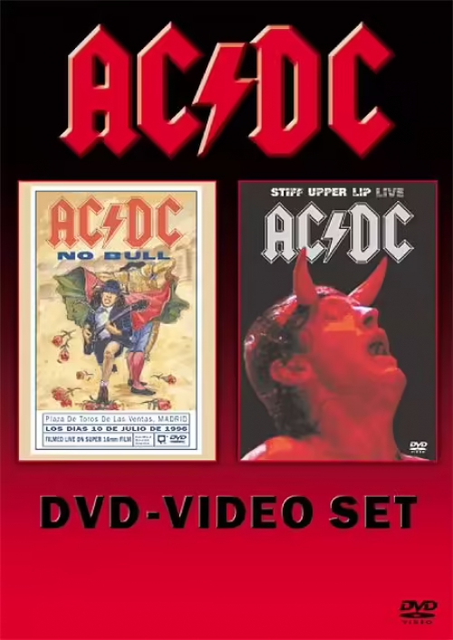 AC/DC - No Bull / Stiff Upper Lip Live (2 DVD-VIDEO Set) *Antikvár-Kiváló állapotú*