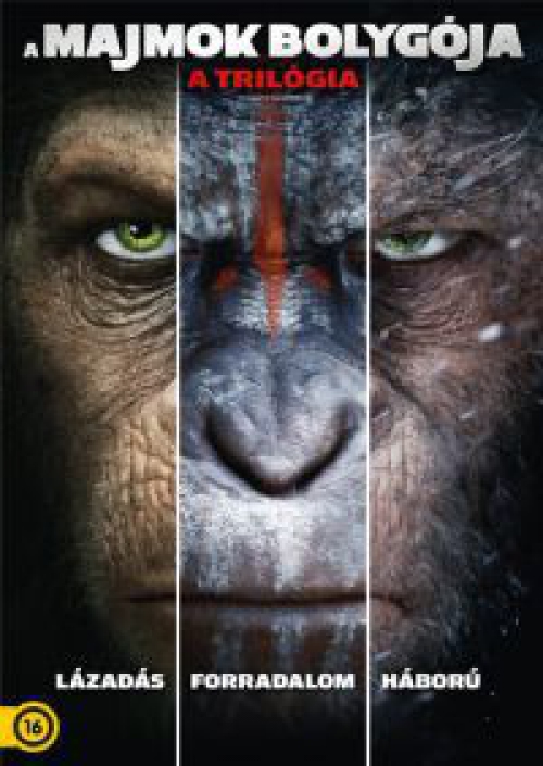 A majmok bolygója - a trilógia (3 Blu-ray) - limitált, fémdobozos változat (steelbook) 