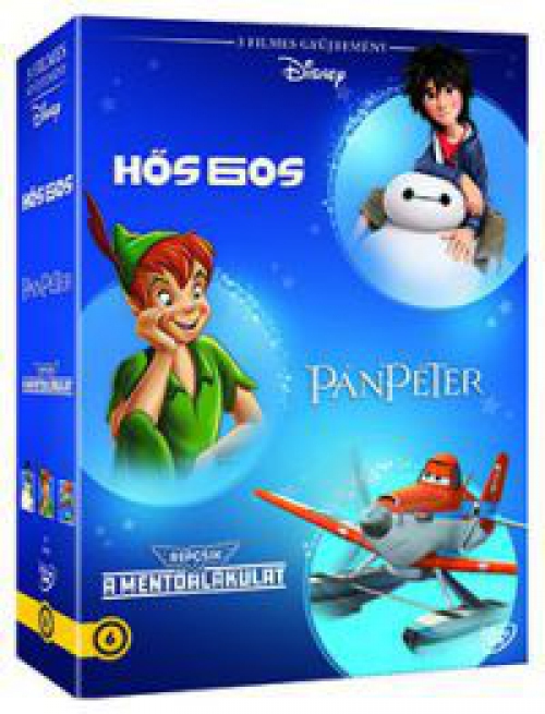Fiús mesék díszdoboz (3 DVD) *Hős6os - Pán Péter - Repcsik*