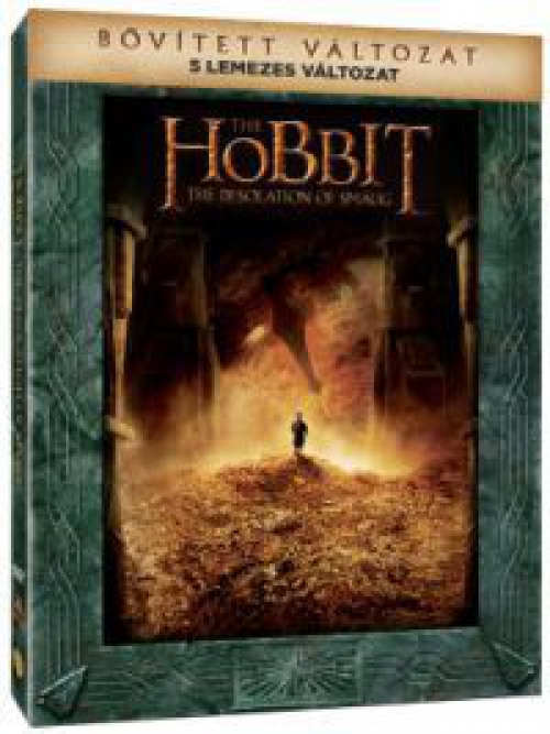A hobbit: Smaug pusztasága - bővített, extra változat (5 DVD) *Antikvár-Kiváló állapotú*