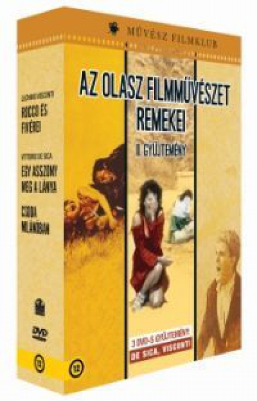 Az olasz filmművészet remekei gyűjtemény II. (3 DVD)