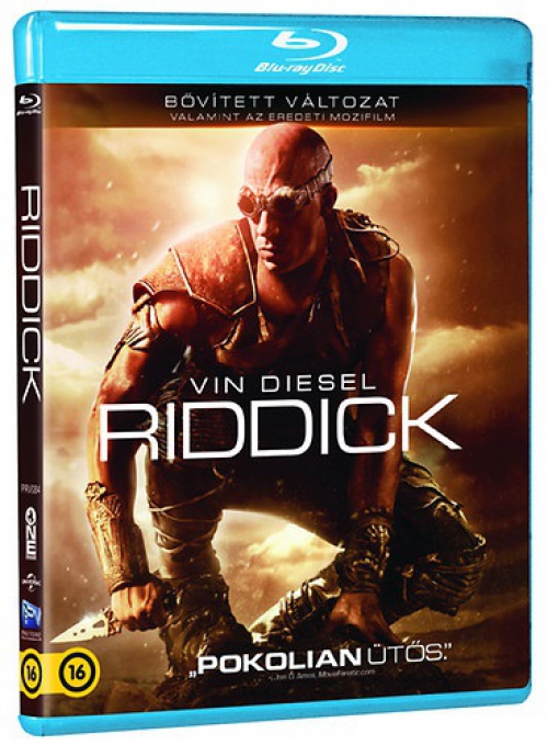 Riddick (mozi- és bővített változat) *2013* (Blu-ray) *Magyar kiadás - Antikvár - Kiváló állapotú*