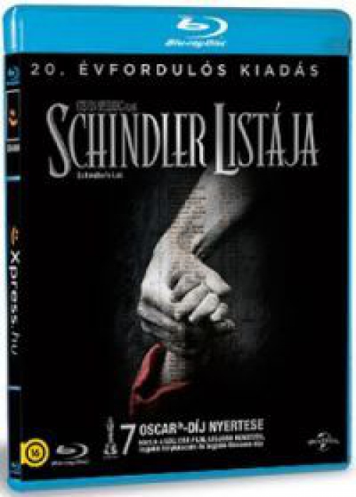 Schindler listája (Blu-ray + DVD) *20. évfordulós - Magyar kiadás - Antikvár - Kiváló állapotú* 