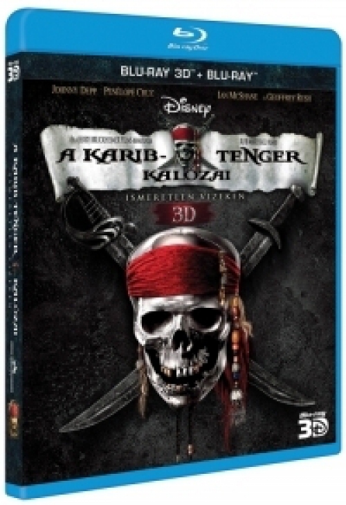 A Karib-tenger kalózai: Ismeretlen vizeken (3D Blu-ray + BD)