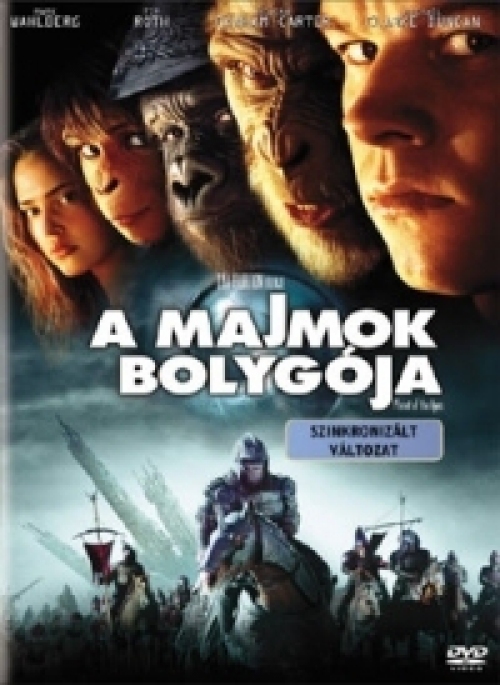 A majmok bolygója (2001 - Tim Burton filmje - Mark Wahlberg - Tim Roth) (2 DVD) *Szinkronizált*  *2 lemezes kiadás* *Antikvár - Kiváló állapotú*
