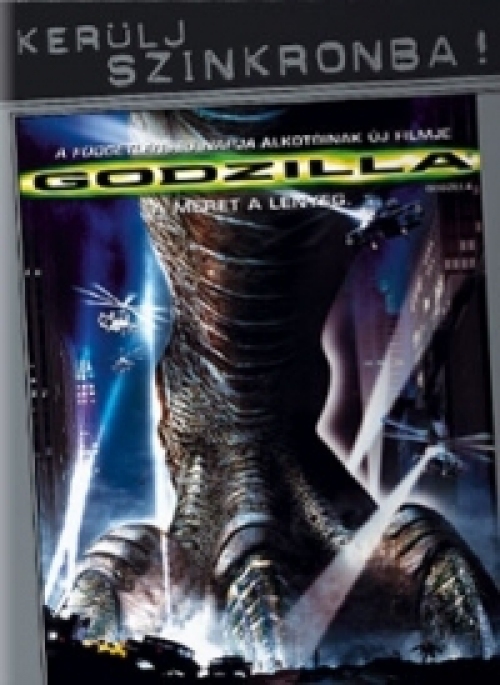 Godzilla  (DVD) *1998-as* *Szinkronizált változat* *Antikvár - Kiváló állapotú*
