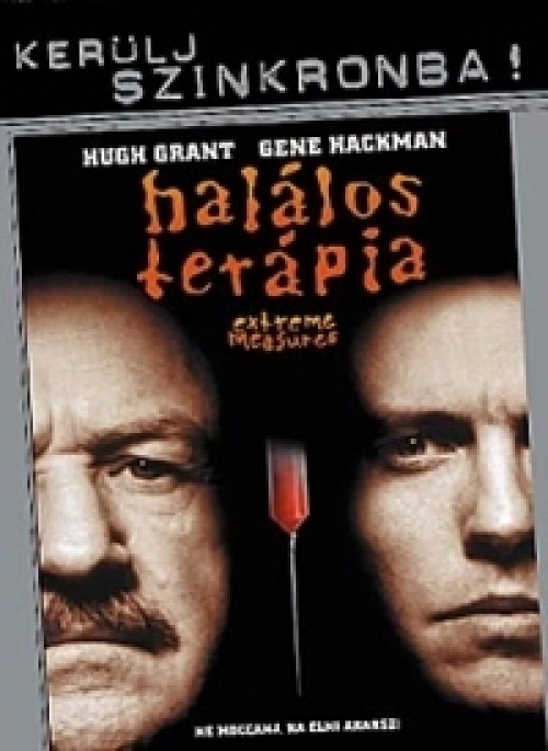 Halálos terápia (DVD)  *Feliratos* *Hugh Grant - Gene Hackman - Antikvár - Kiváló állapotú* 