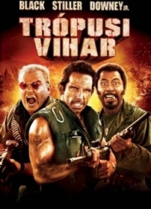 Trópusi vihar (DVD) (Szinkronizált) *Ben Stiller - Robert Downey Jr.* *Antikvár - Kiváló állapotú*
