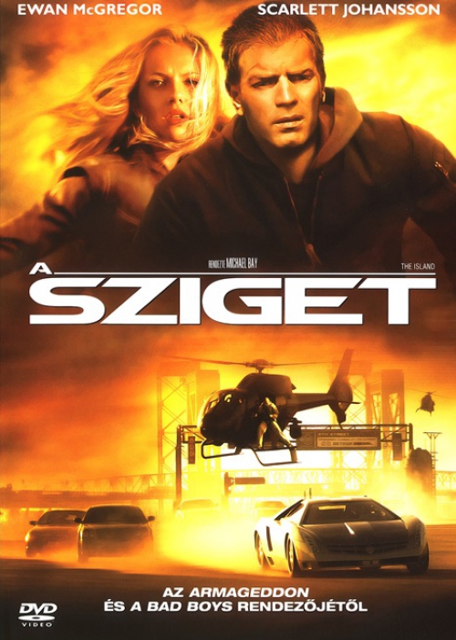 A sziget (DVD) *2005 - Ewan McGregor - Scarlett Johansson* *Antikvár - Kiváló állapotú*