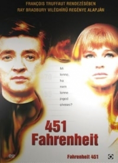 451 Fahrenheit (DVD) *Francois Truffaut filmje* *Antikvár - Kiváló állapotú*