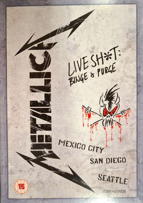 Metallica - Live Shot Binge & Purge (3 CD + 2 DVD) *Antikvár - Kiváló állapotú*