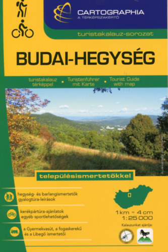BUDAI-HEGYSÉG TURISTAKALAUZ 1:25 000