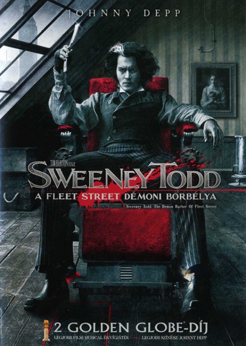 Sweeney Todd - A Fleet Street démoni borbélya (2 DVD) *Extra változat - Antikvár-Kiváló állapotú*