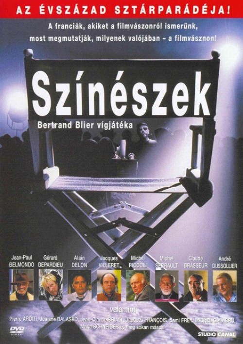 Színészek (DVD) *Alain Delon - Gérard Depardieu - Jean-Paul Belmondo - Antikvár - Kiváló állapotú*