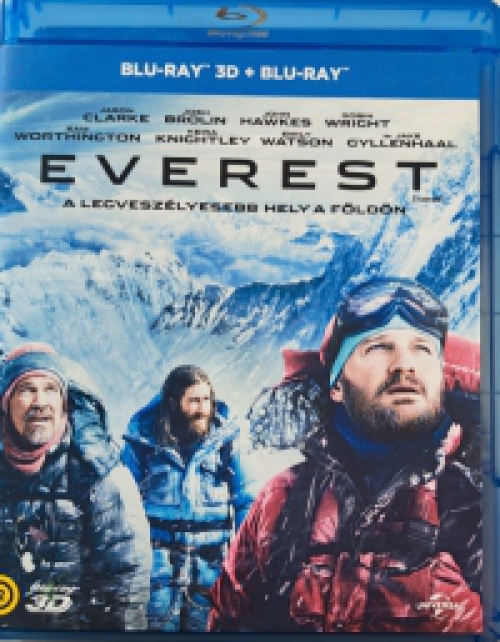 Everest (3D Blu-ray+BD) *Magyar kiadás - Jason Clarke - Szinkronizált - Antikvár - Kiváló állapotú*