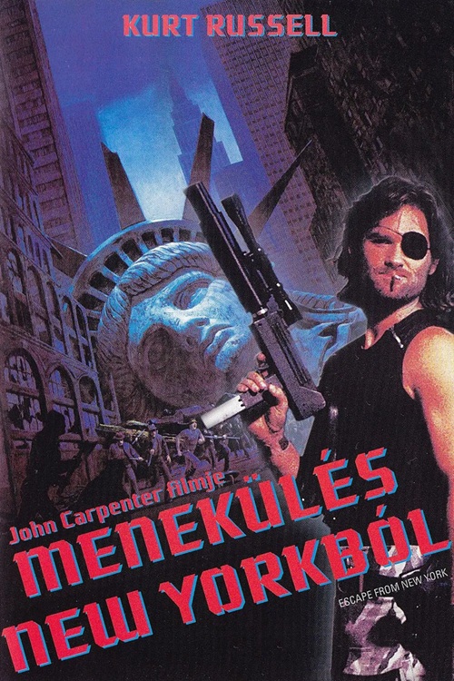 Menekülés New Yorkból (DVD) *John Carpenter filmje - Kurt Russell - Antikvár - Kiváló állapotú*
