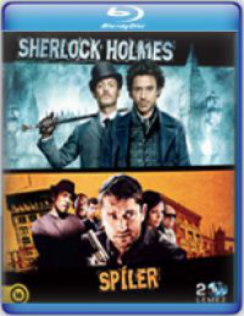 Spíler / Sherlock Holmes (2 Blu-ray) (Twinpack) *Magyar kiadás - Antikvár - Kiváló állapotú*