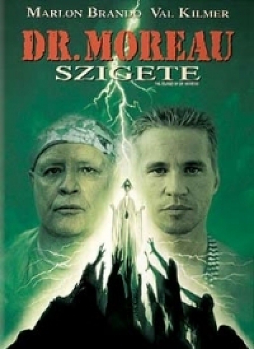 Dr. Moreau szigete (DVD) *1996 - Marlon Brando - Val Kilmer* *Antikvár - Kiváló állapotú*