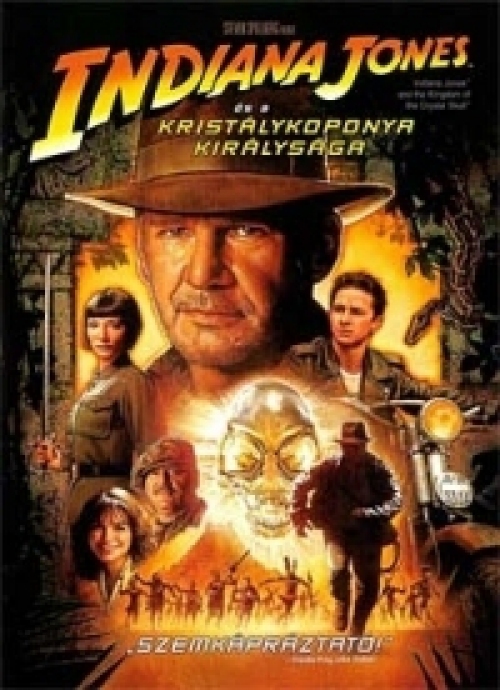 Indiana Jones és a kristálykoponya királysága (1 DVD) *Antikvár - Kiváló állapotú* 