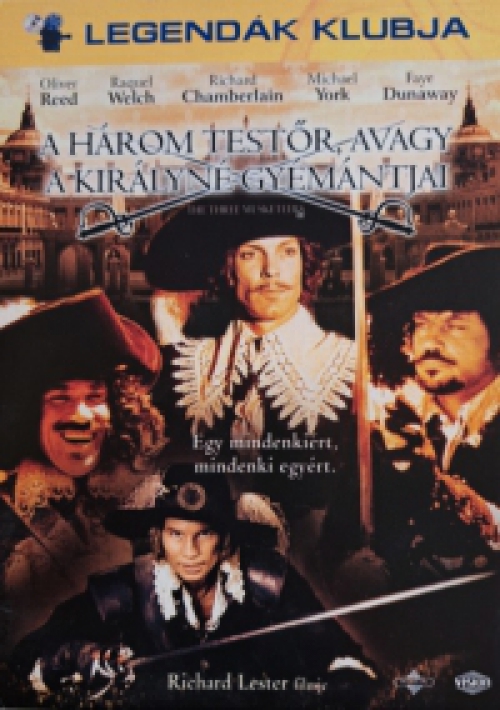 A három testőr, avagy a királyné gyémántjai *Legendák Klubja* (DVD) *Richard Chamberlain - Szinkronizált - Antikvár - Kiváló állapotú*