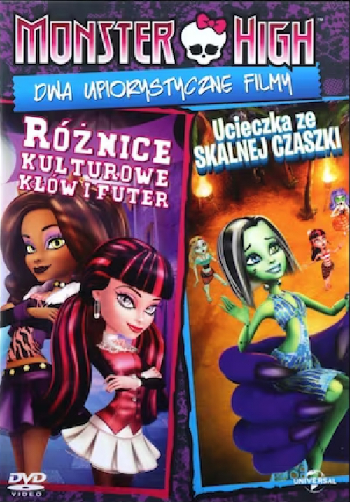 Monster High: Két film! - Menekülés a koponya szigetről/Kulturális különbségek (DVD)   