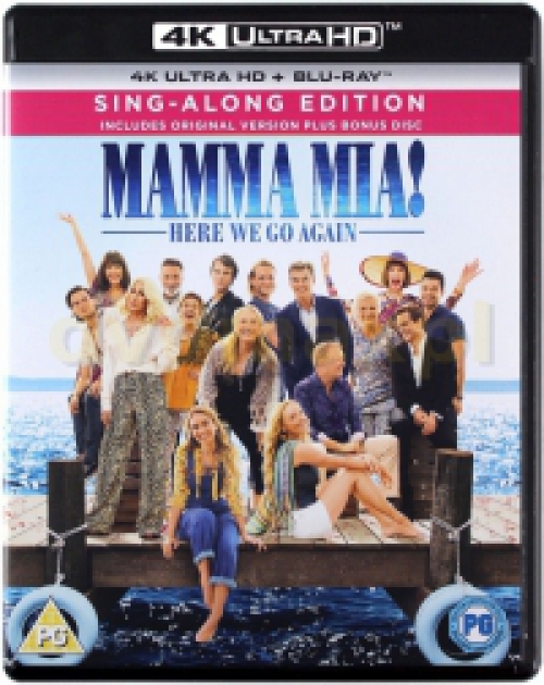 Mamma Mia! Sose hagyjuk abba (4K UHD + Blu-ray + DVD) *Meryl Streep - Pierce Brosnan - Colin Firth - Szinkronizált - Import - Antikvár - Bontatlan*