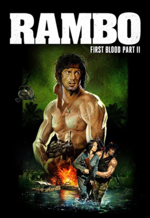 Rambo 2. (DVD) *Szinkronizált - Sylvester Stallone - Antikvár - Kiváló állapotú*