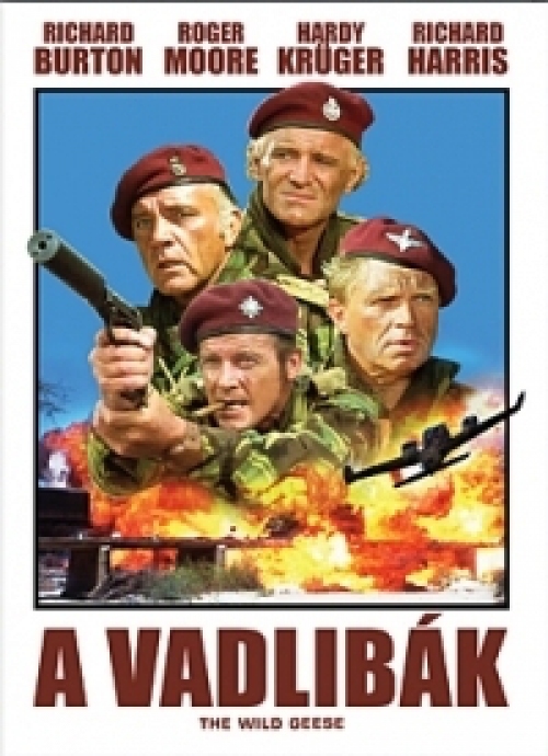 A Vadlibák (DVD) *Richard Burton - Roger Moore - Antikvár - Kiváló állapotú*