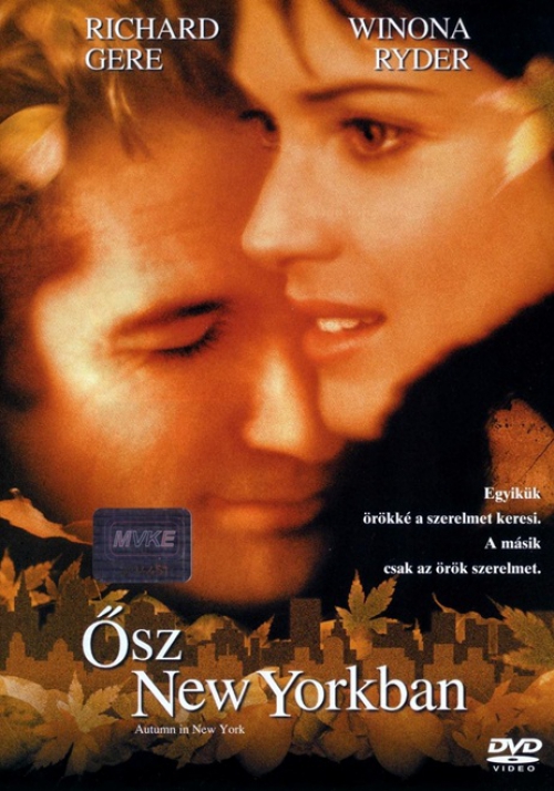 Ősz New Yorkban (DVD) *Szinkronizált - Richard Gere - Winona Ryder - Antikvár - Jó állapotú - Import*