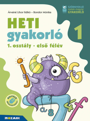 Heti gyakorló 1. osztály - 1. félév