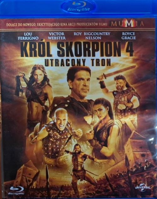 A Skorpiókirály 4. - Harc a hatalomért *Import - Magyar szinkronnal* (Blu-ray) *Antikvár - Kiváló állapotú*