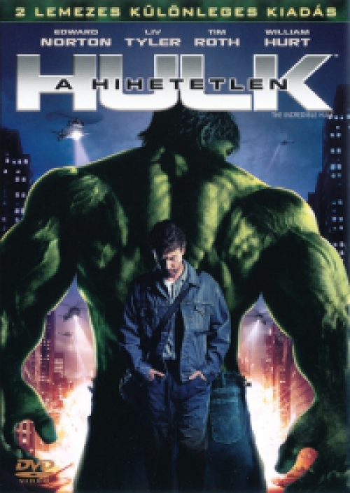A hihetetlen Hulk (2 DVD) *Különleges 2 lemezes extra kiadás* - *Edward Norton - Antikvár - Kiváló állapotú*