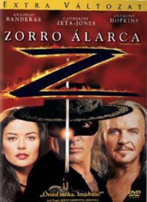 Zorro álarca (DVD) *Feliratos*  *Antonio Banderas - Anthony Hopkins - Antikvár - Kiváló állapotú*