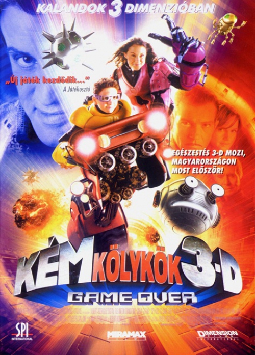Kémkölykök 3D - Game Over (DVD) *Sylvester Stallone - Antonio Banderas - Antikvár - Kiváló állapotú* 