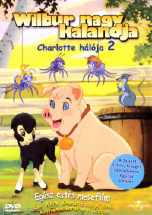 Wilbur nagy kalandja - Charlotte hálója 2. *Egész estés mesefilm*  (DVD) *Szinkronizált - Antikvár - Kiváló állapotú*