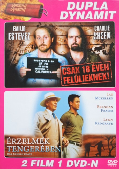 Csak 18 éven felülieknek! / Érzelmek tengerében (DVD) *Dupla Dynamit - Charlie Sheen - Ian MecKellen - Szinkronizált - Antikvár - Kiváló állapotú*