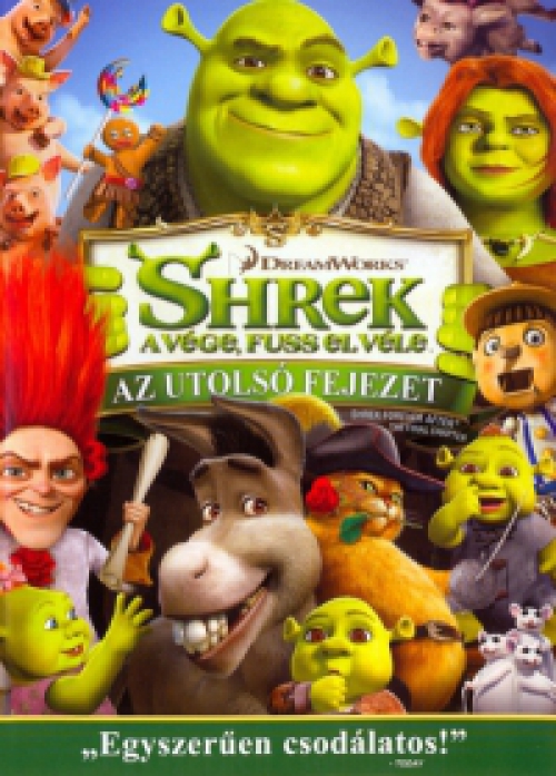 Shrek 4.- Shrek a vége, fuss el véle (DVD) *Antikvár - Kiváló állapotú*