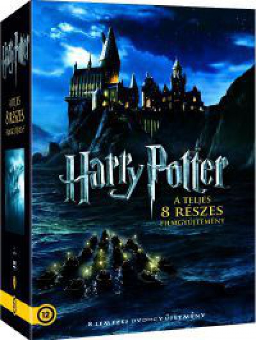 Harry Potter - A teljes sorozat (16 DVD) *Extra változat**Díszdobozos* *Antikvár - Kiváló állapotú*