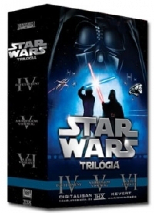 Star Wars-A klasszikus trilógia (IV-VI rész) *Kék* (4 DVD) *Antikvár-Kiváló állapotú*