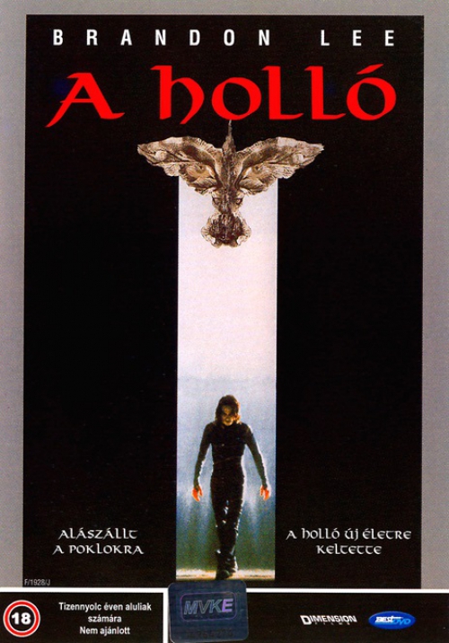 A holló 1. (DVD) *Klasszikus - Brandon Lee* *Antikvár-Kiváló állapotú*