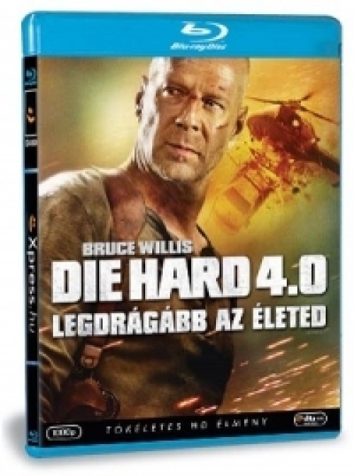 Die Hard 4.0 - Legdrágább az életed (Blu-ray) *Magyar kiadás - Antikvár - Kiváló állapotú*